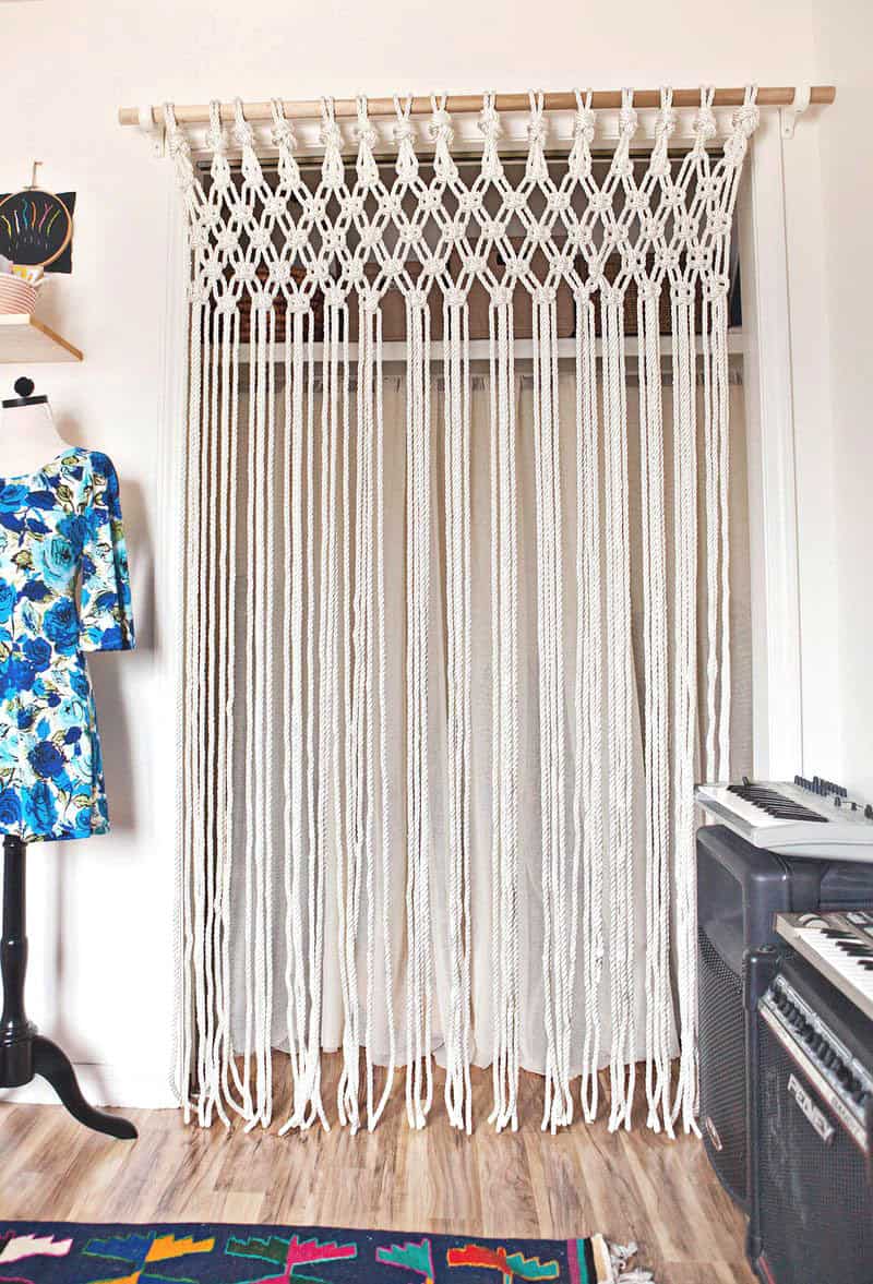 macrame curtain