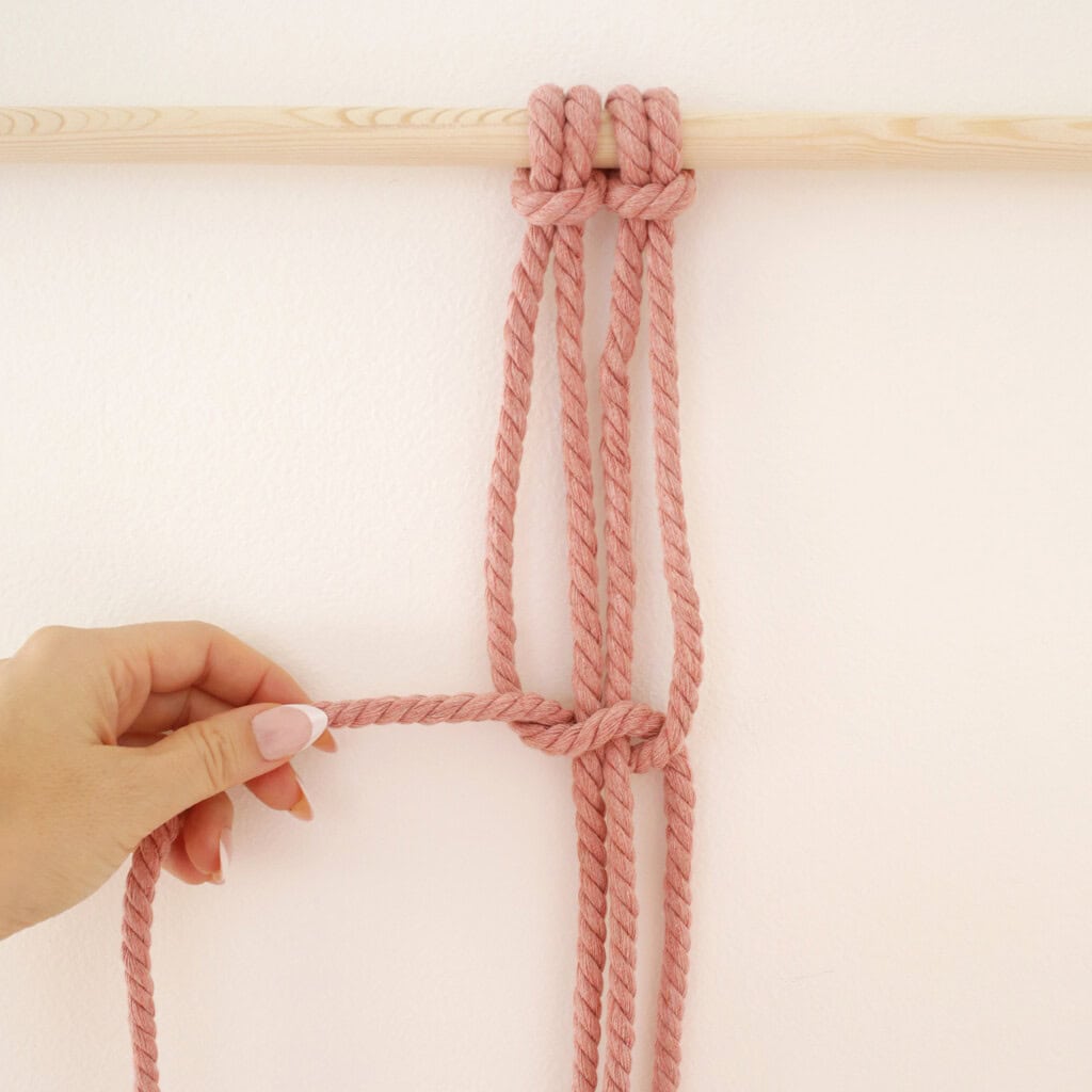square knot macrame